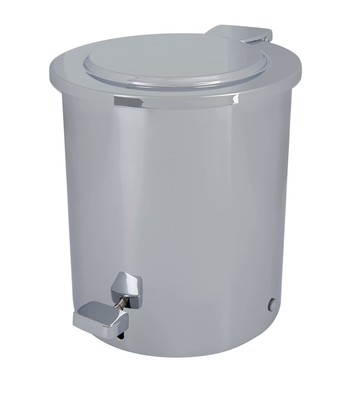 Zodiac Cylinder Chrome Pedal Bin