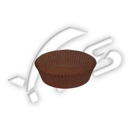 油力士紙杯65*35(咖啡色) (烘焙紙杯/蛋糕紙杯/杯子蛋糕/發糕/甜點襯底)【裕發興包裝】RY023