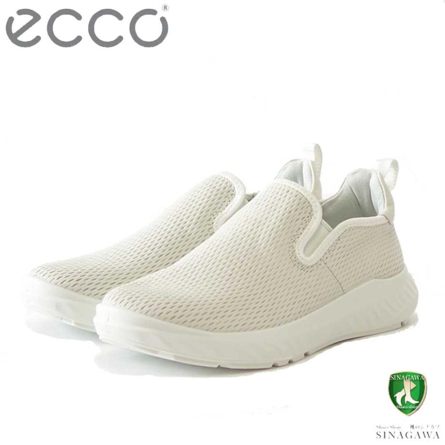 エコー ECCO ATH 1F WOMEN'S LEATHER SLIP ON SHOES 