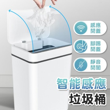 垃圾桶 感應式垃圾桶✨萌貓新世界 台灣出貨✨【00543】智能垃圾桶 感應垃圾桶 浴室 垃圾桶 分類垃圾筒 廁所 廚房