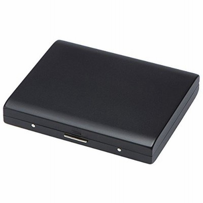 坪田パール タバコ ケース ロングサイズ(100mm) 20本収納 日本製 マットブラック 1-24069-10