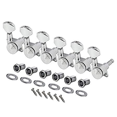 Guitar Parts 6pcs Set 6R Right Locking Machine Tuners Electric Guitar Tunin