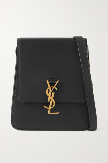 SAINT LAURENT - Kaia North South Leather Shoulder Bag - Black - one size
