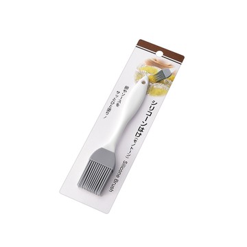 asdfkitty*日本 ECHO 耐高溫矽膠刷-灰色-料理刷 烤肉刷 油刷-塗蛋汁.抹油.抹鍋具模具-正版商品