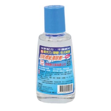 OFESE 歐菲士 自粘標籤紙清除劑 50ml /瓶 NO.25905-藍 (適用壓克力/塑膠材質)
