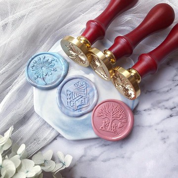 火漆章 封蠟章-愛/家/蒲公英(3款)
