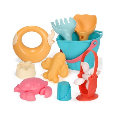 FUN TOYS 兒童沙灘玩具玩水玩沙夏天熱賣兒童戲水玩具9件組