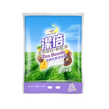 潔倍 天然茶籽粉 去螨生態洗衣粉 4.5kg  1袋