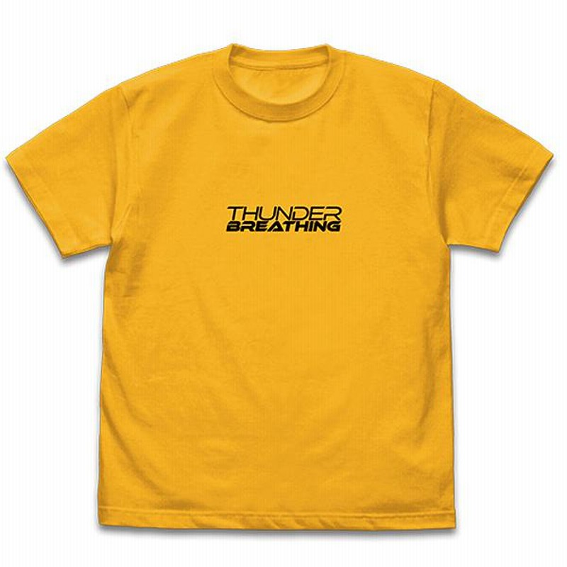 鬼滅の刃Tシャツ「雷の呼吸/我妻善逸」（GOLD）(メンズ