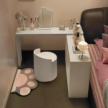 極窄梳妝臺斗柜一體30cm超薄簡約現代書桌化妝臺電腦桌化妝桌子