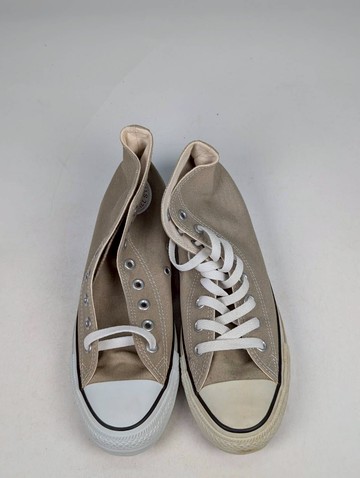 微瑕疵-左右腳明顯泛黃 1CL128 25.5CM CONVERSE CANVAS ALL STAR 卡其 高統