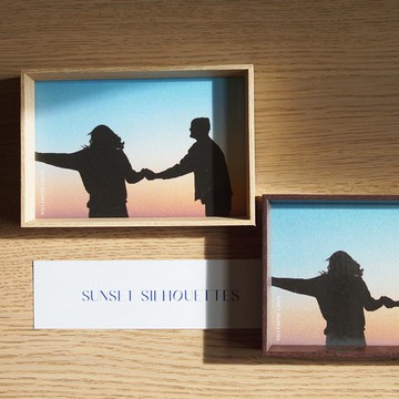 剪影原木相框 l 專屬客製化