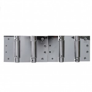 鐵鍍亮鉻雙開彈簧鉸鏈4X4X2.5