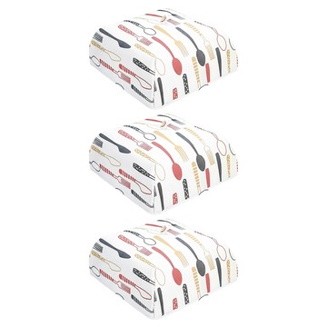 食物罩 Set  132g  中方形 紅色  1組