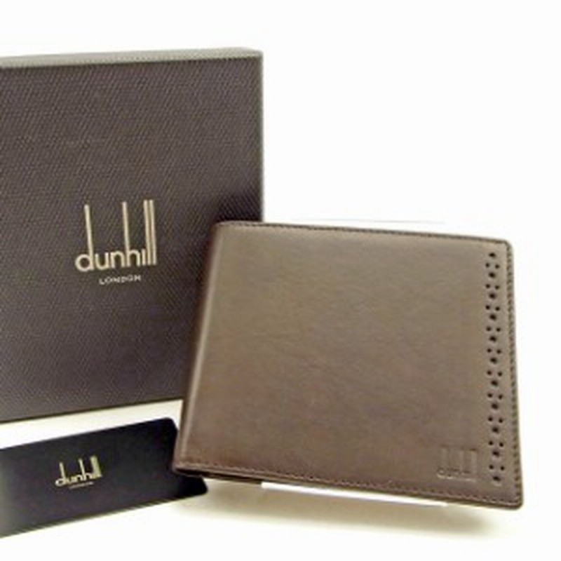 ダンヒル ｄｕｎｈｉｌｌ 二つ折り札入れ 二つ折り財布 メンズ可 未使用 T939 通販 Lineポイント最大1 0 Get Lineショッピング