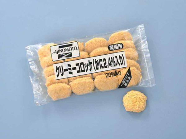 クリーミーコロッケ(かに2.4%入) 約30G　20食入　20食入 (味の素冷凍食品 洋風調理品 コロッケ)