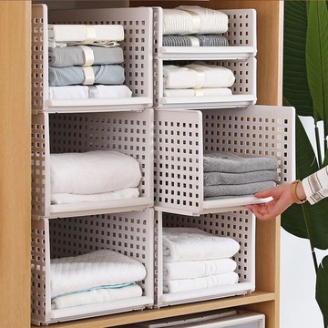 收納筐塑料衣柜裝衣服多層收納箱抽屜式分隔衣櫥整理箱收納盒置物