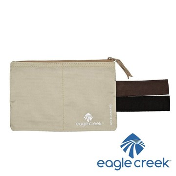 【EAGLE CREEK 】RFID BLOCKER 隱藏式腰包『TAN黃褐』EC41175055 戶外.露營.登山.護照包.休閒.旅行
