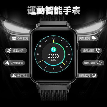 智慧手環 手環 運動手環 智能手環 支援line/FB/IG 測量心率 鋼化手腕帶 健康心率睡眠計步運動智慧