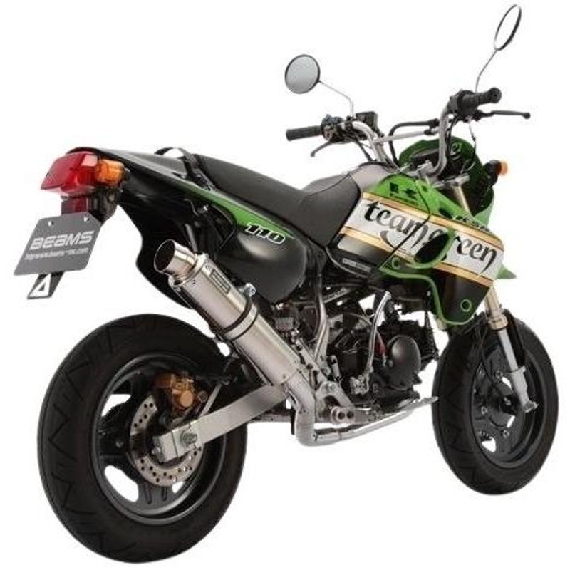 BEAMS ビームス R-EVO フルエキゾーストマフラー サイレンサー：ステンレス KSR110 KAWASAKI カワサキ | LINEショッピング