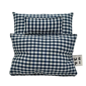 迷你經典海軍藍娃娃寢具/手工娃娃禮物微型坐墊玩