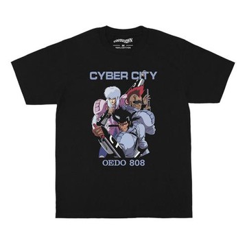 機動刑事808CYBER CITY OEDO 808動漫短袖日常休閑小眾寬松T恤