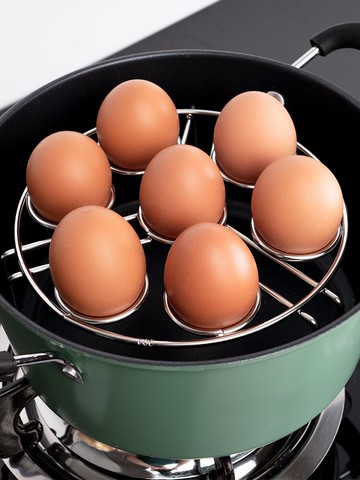 304不銹鋼雞蛋架蒸架電飯鍋高壓鍋支架高腳蒸蛋隔水架子