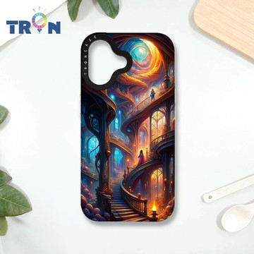 TRON IPHONE 16 樓梯與少女 MAGSAFE 磁吸 防摔 太空殼 透白 手機殼