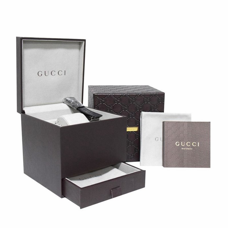 希少 GUCCI グッチ ダイブ エクストラ ラージ YA136201 136.2 ジラールペルゴ ムーブ メンズ 腕時計 | LINEブランドカタログ