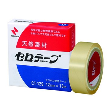 日本文具 NICHIBAN - 日本製 補充用替換透明膠帶捲-1入 (12mmx13m)