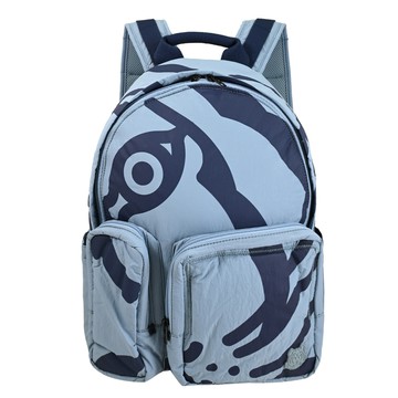 KENZO 5SA403 老虎線條印花尼龍後背包.淺藍