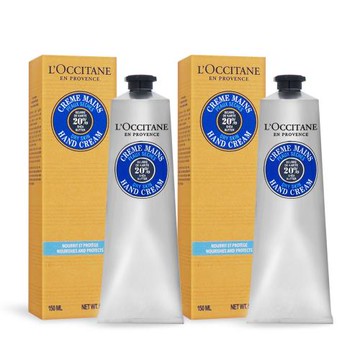 LOCCITANE 歐舒丹 乳油木護手霜(150ml)X2 新版-國際航空版