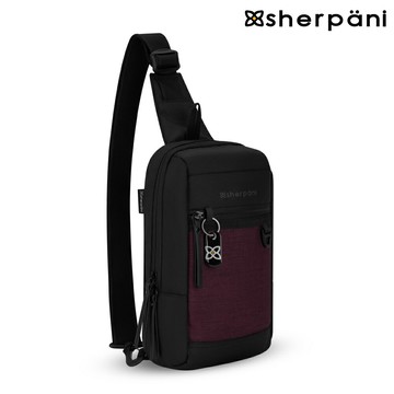 Sherpani 防盜多功能斜背包 Metro AT 5L｜酒紅Merlot (安全鎖 防割 ReturnMe 環保 防盜包 旅行防盜)