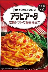 キユーピー あえる パスタソース アラビアータ 完熟トマトの旨辛仕立て (70G×2) ×6個