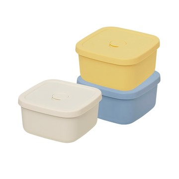 【樂扣樂扣】白金矽膠好食密封盒/400ml/600ml(多款任選、耐熱200°C、微波可使用)