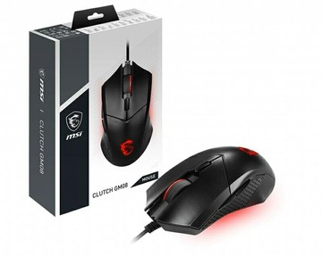 【任搭享95折】MSI 微星 Clutch GM08 RGB 電競滑鼠 遊戲滑鼠 有線滑鼠 光學滑鼠 可調DPI