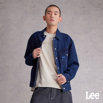 Lee 男款 舒適版型 IndiGO牛仔外套