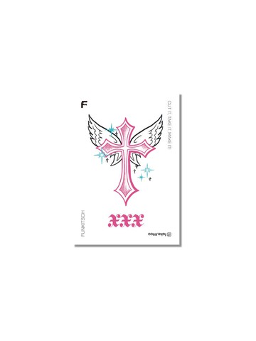 XXX tattoo sticker