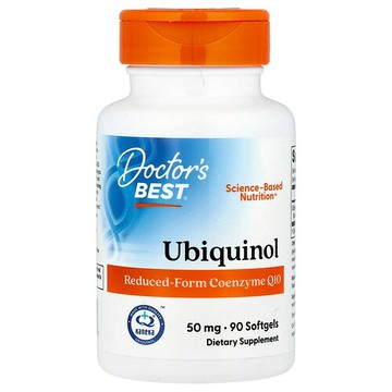 Doctor's Best, 含 Kaneka Q+® 的泛醇，50 毫克，90 粒軟膠囊