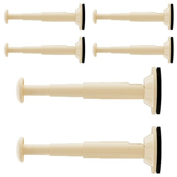 R吸盤衣架2件組 12 x 7 x 7cm 140g  3組  奶油白