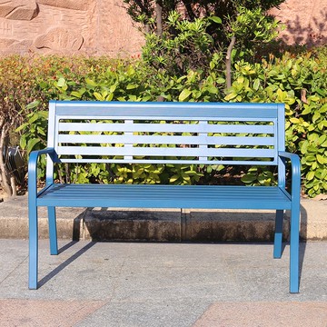 免運 可開票 公園椅戶外長椅防水休息長凳子露天小區休閑坐凳室外靠背椅子