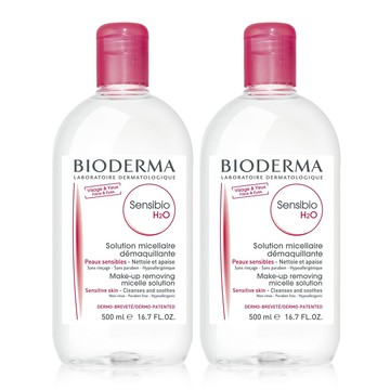 BIODERMA 舒敏高效潔膚液 500ml Sensibio H2O兩入組
