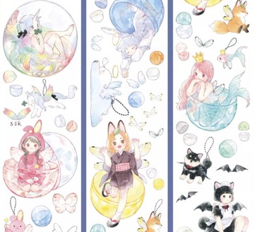 精靈扭蛋 ガチャポン PET 和紙膠帶 台灣製 10米卷