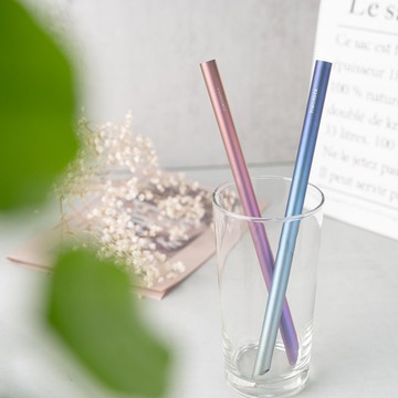 【鈦發色】鑽石鈍角純鈦吸管