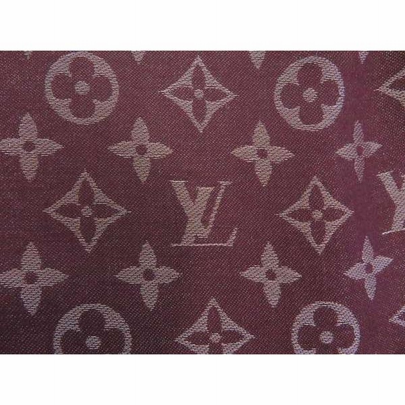 LOUIS VUITTON ルイヴィトン モノグラム 大判ストール 薄紫 LOUIS VUITTON ルイヴィトン モノグラム 大判ストール 薄紫