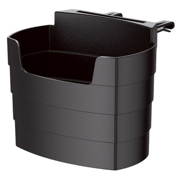 車用多功能置物盒飲料架 ABS材質 90克重  1個  黑色