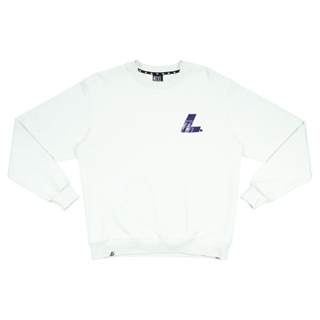 NBA 隊伍小標 牙刷繡 大學TEE 男女 長袖上衣 湖人隊 3555103001