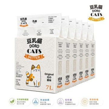 豆乳貓豆腐貓砂(原味)7L*6包(箱)