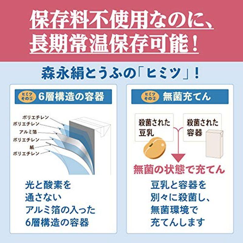 森永 常温 絹とうふしっかり 253g ×12個 お料理に 常温保存可能品 長期保存 備蓄 保存料不使用 挽き搾り製法 豆腐 ギフトにも