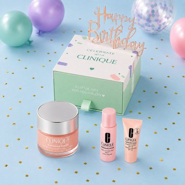 快速出貨【CLINIQUE 倩碧】水磁場30ml保濕生日禮物 | 祝壽星水噹噹！LINE禮物獨家限定禮盒 旅行組 閨蜜禮物 女生禮物 『LINE禮物獨家』
